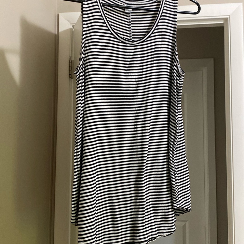 Striped Old Navy tank
